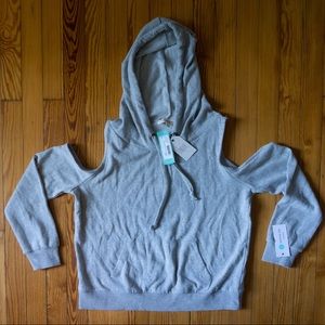 Pinque Peekaboo Shoulder Sweatshirt